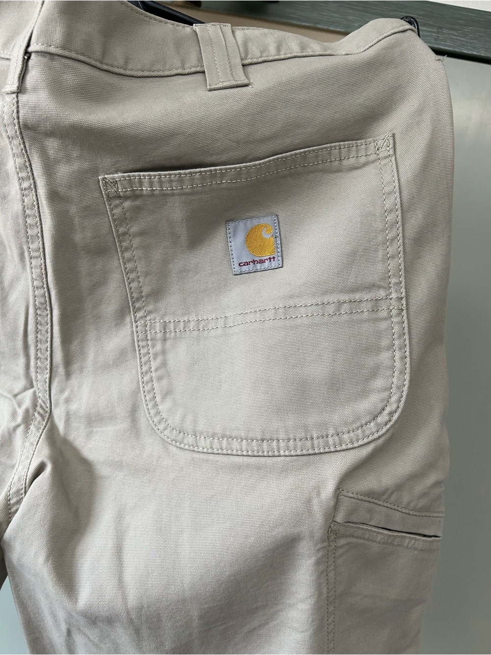 Carhartt Men's Flat Front Shorts - Light Tan - Picture 4 of 6